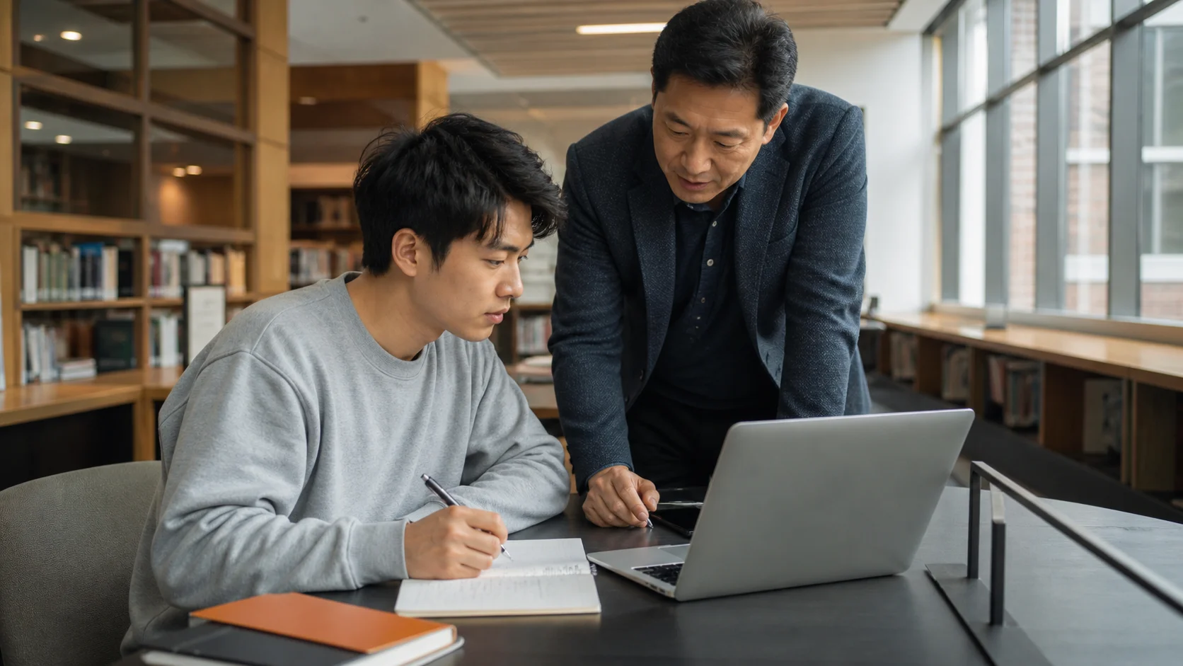 学生和讲师查看录制的课程资料
